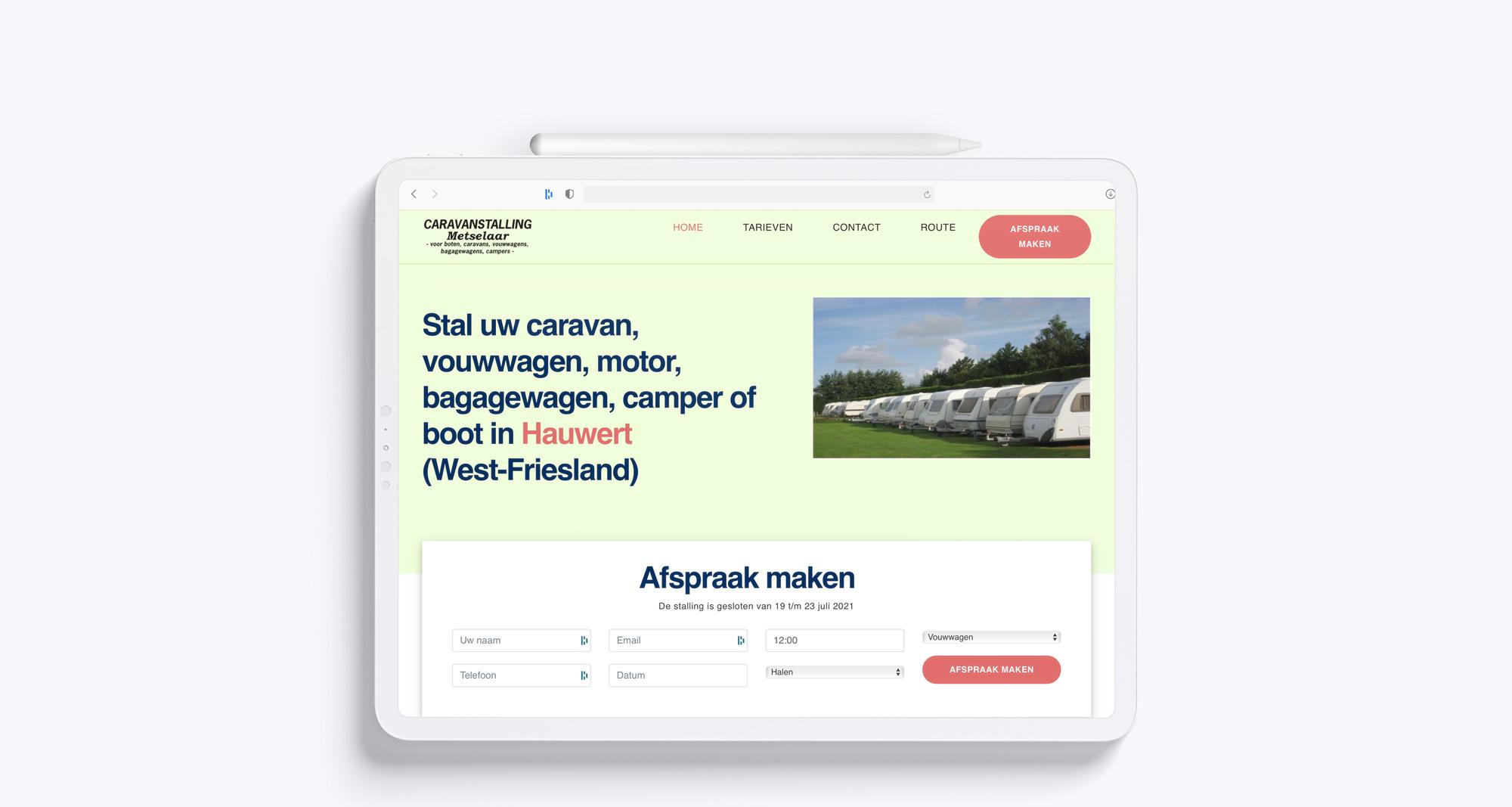 Caravanstalling Metselaar